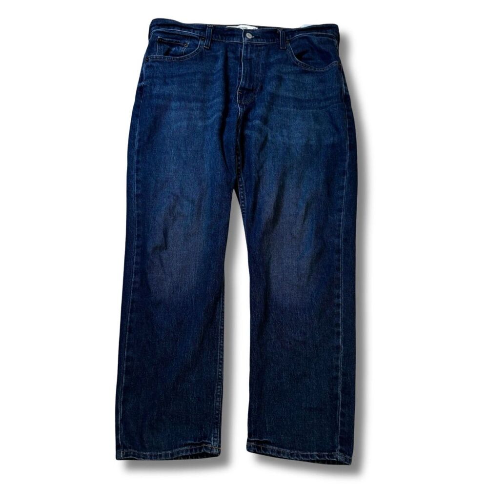 Hollister Loose Leg Blue 5 Pocket Denim Jeans [34/30]